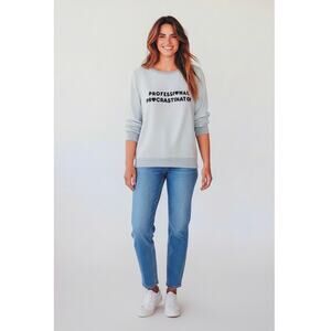 Wildfox Graphic Sweatshirt Professional Procrastinator Pullover Sizes S NWT